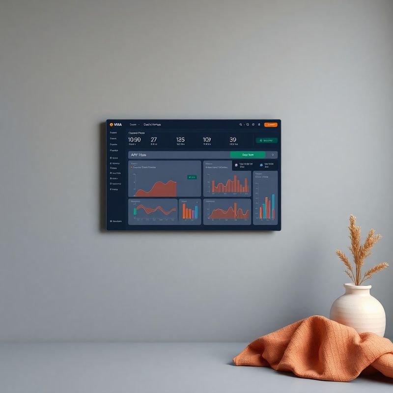 Dashboard scura della piattaforma Bottega Ferrari con grafici di monitoraggio API in tempo reale